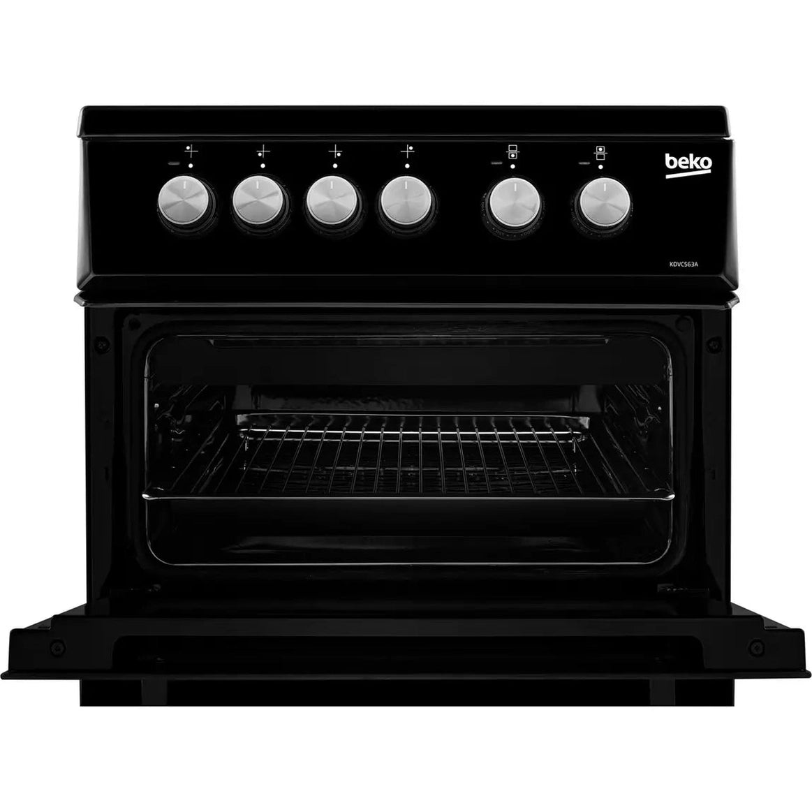 Beko 50cm Electric Cooker | KDVC563AK Beko Cooker Euronics Ireland