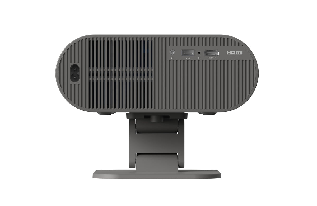 Philips NeoPix 160 Smart Full HD Projector with Google TV - rear view with HDMI and USB