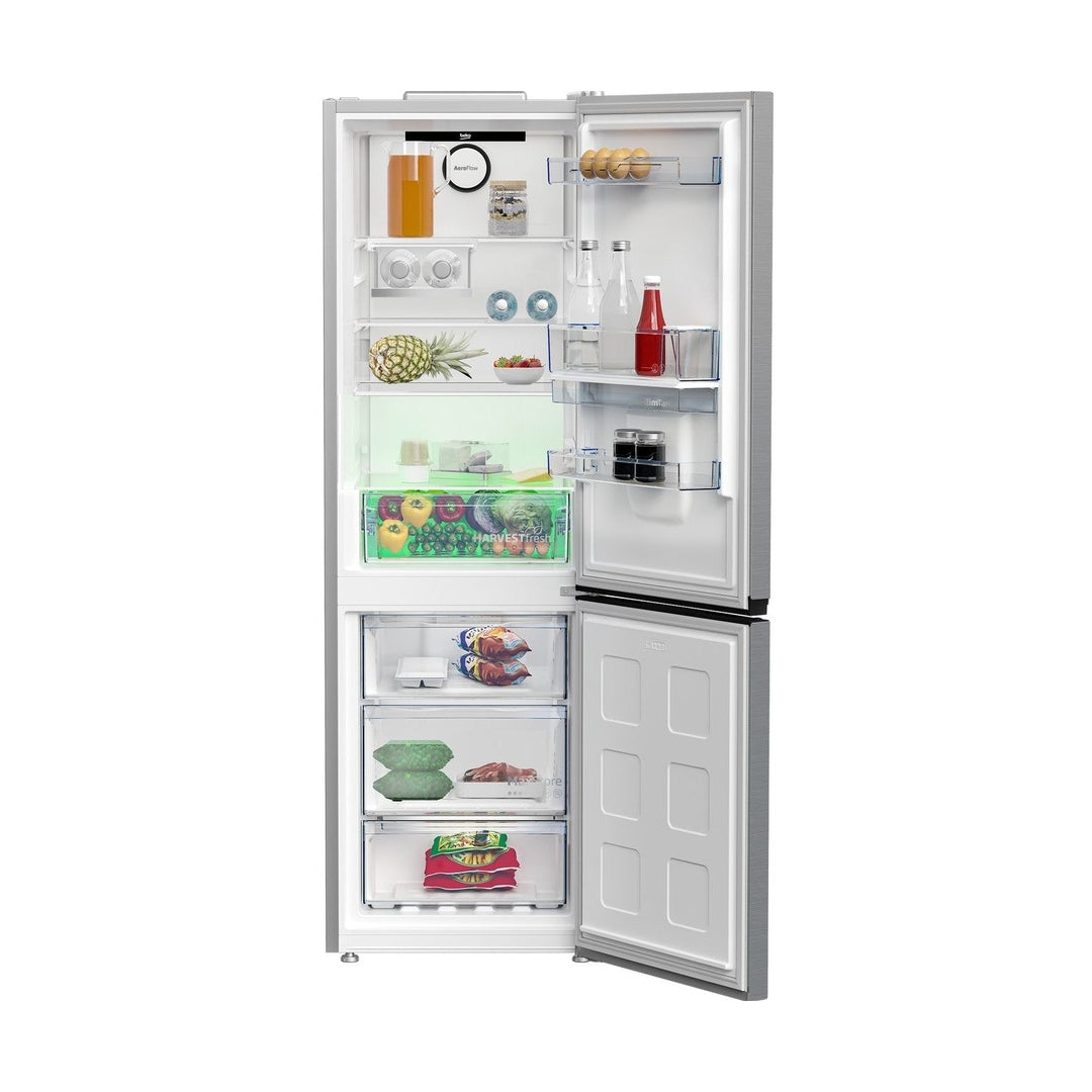 Beko HarvestFresh 60/40 Fridge Freezer - Stainless Steel | CNB3G4686DVPS Beko Fridge Freezer Euronics Ireland
