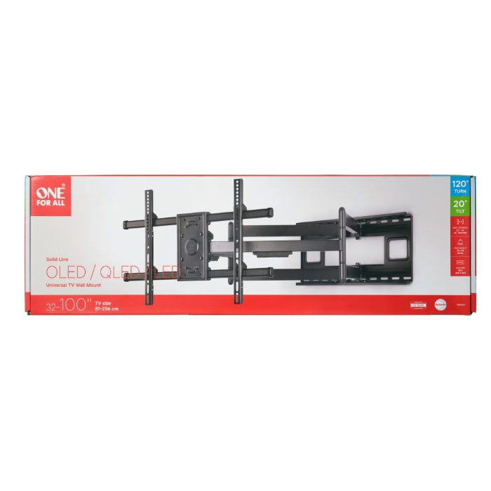 EA Accessories One For All Full-Motion Wall Mount – 32-100", 30° Tilt & 120° Turn – view 12