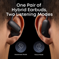 soundcore AeroFit 2 Pro Open-Ear ANC Earbuds, Black - official product image