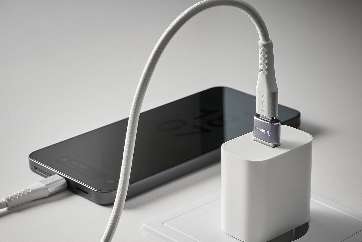 Intenso A480C USB-A to USB-C Adapter, 3 Pack - Grey - view 5