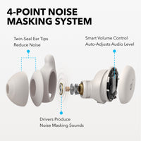 Soundcore Sleep A20 Wireless Sleep Earbuds – Slumber Beige