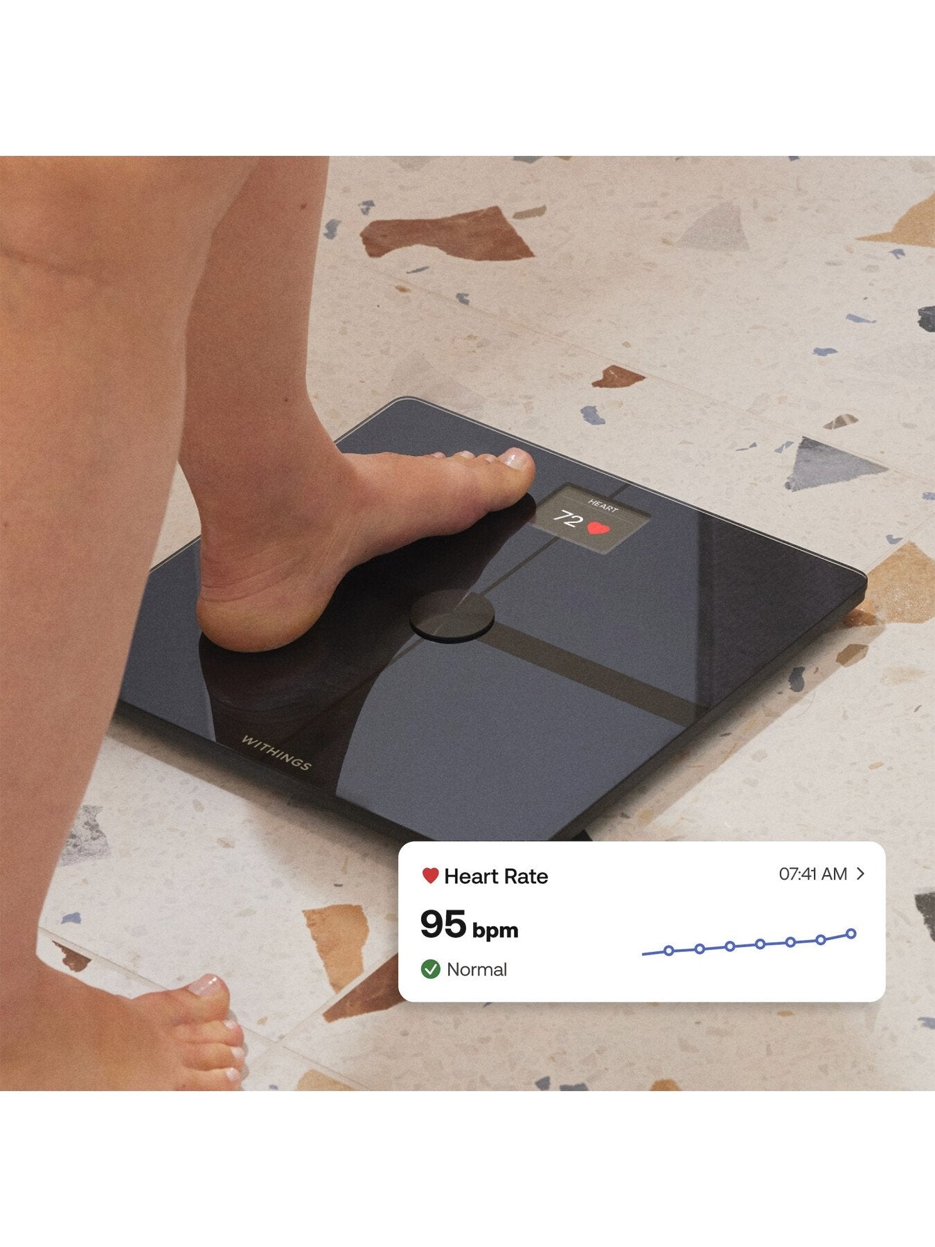 Withings Body Smart - Smart Scale with Body Composition & Weight Tracking - Black | 78-WBS13-Black-All-Inter