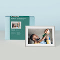 Aura Carver 10.1" Digital Photo Frame – Clay with Mat | AF905-MWHT