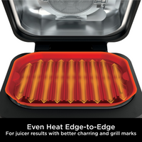 Ninja Foodi MAX PRO Health Grill, Flat Plate & Air Fryer Black product image