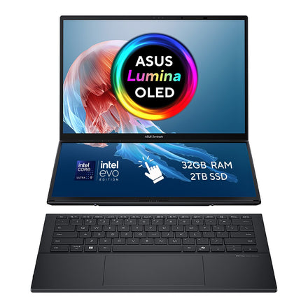 ASUS Zenbook Duo - 14" 3K OLED Dual-Screen Laptop | UX8406CA-PZ134W
