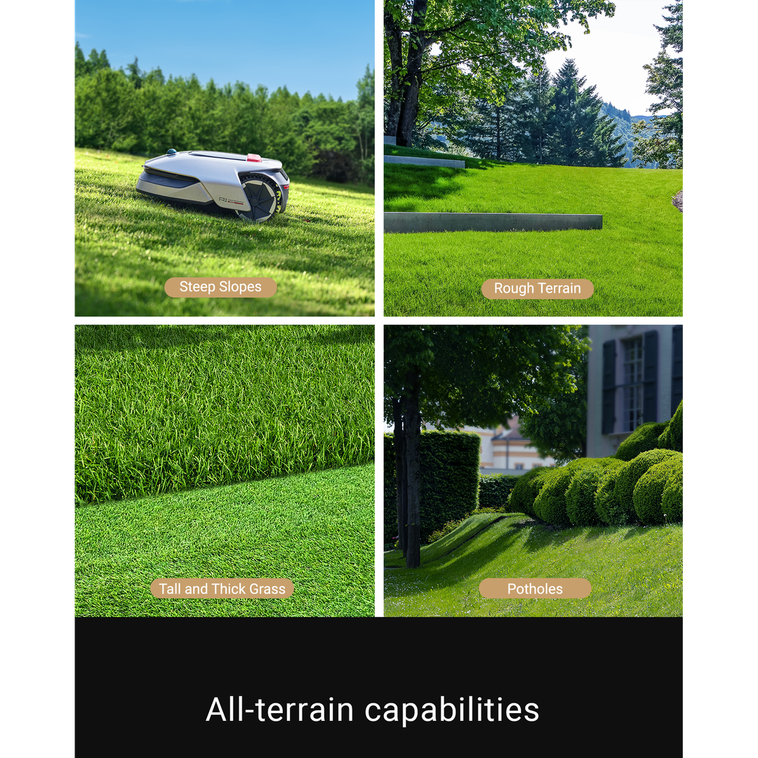 Dreame Robotic Mower A1 Pro with 3D Omnidirectional Obstacle Avoidance | MLLA7210 Dreame Robot Lawnmower Euronics Ireland