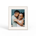 Aura Aspen 12" Digital Photo Frame – White Quartz | AF215-MWHT