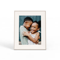 Aura Aspen 12" Digital Photo Frame – White Quartz | AF215-MWHT