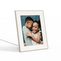 Aura Aspen 12" Digital Photo Frame – White Quartz | AF215-MWHT
