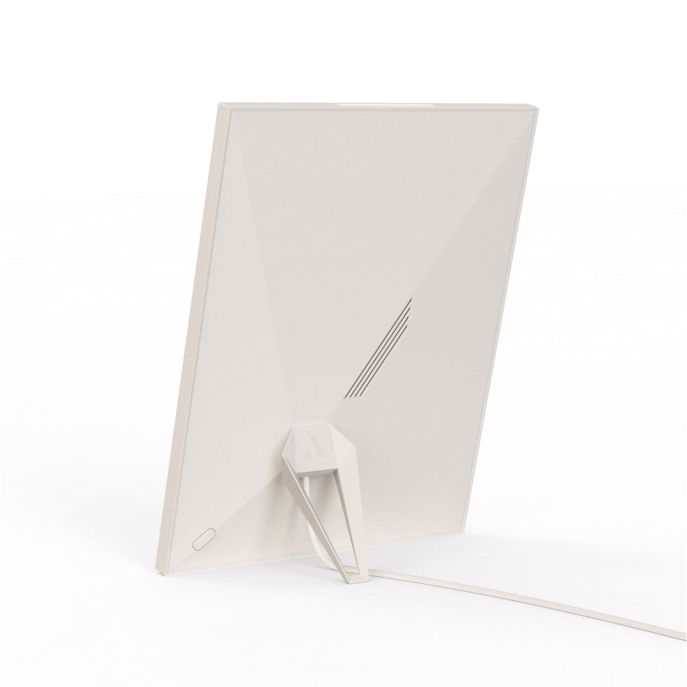 Aura Aspen 12" Digital Photo Frame – White Quartz | AF215-MWHT