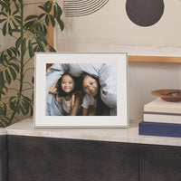 Aura Aspen 12" Digital Photo Frame – White Quartz | AF215-MWHT
