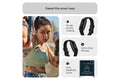 Fitbit Inspire 3 - Health & Fitness Tracker with 10-Day Battery & AMOLED Display - Black/Midnight Zen | 79-FB424BKBK