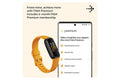 Fitbit Inspire 3 - Health & Fitness Tracker with 10-Day Battery & AMOLED Display - Black/Morning Glow | 79-FB424BKYW