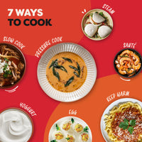 Instant Pot Classic 5.7L Multi‑Cooker 7‑in‑1 – Black