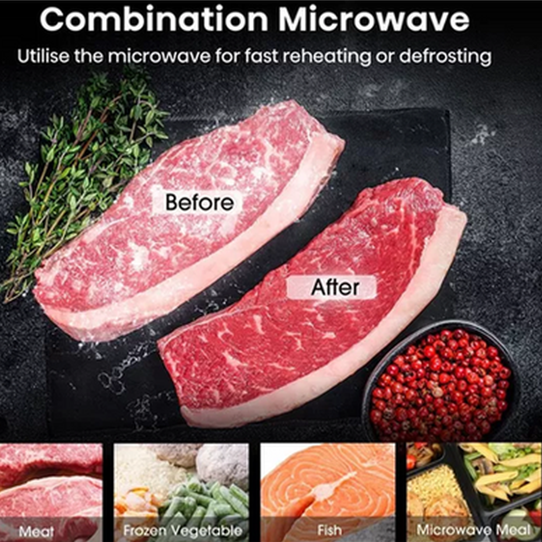 Hisense Hi6 BlackLine AirFry Compact Electric Oven with Microwave | BIM45342ADBGUK Hisense Oven Euronics Ireland