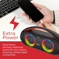 Energizer Portable Bluetooth Party Speaker with RGB lighting with mic | BTS258 Energizer Speaker Euronics Ireland