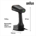 Braun QuickStyle 7 Garment Steamer Black/Copper | GS7077BK