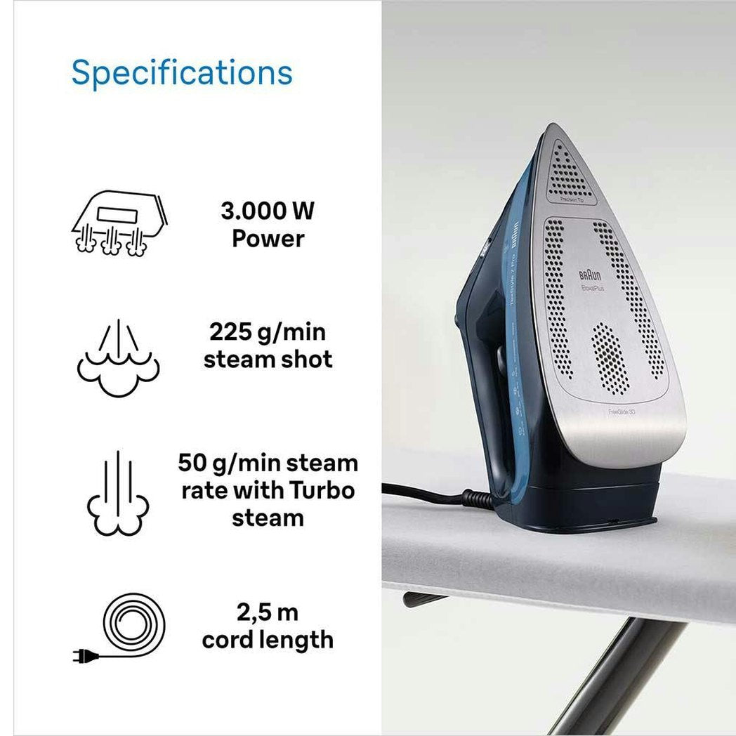Braun TexStyle 7 Pro Steam Iron Blue | SI7160BL