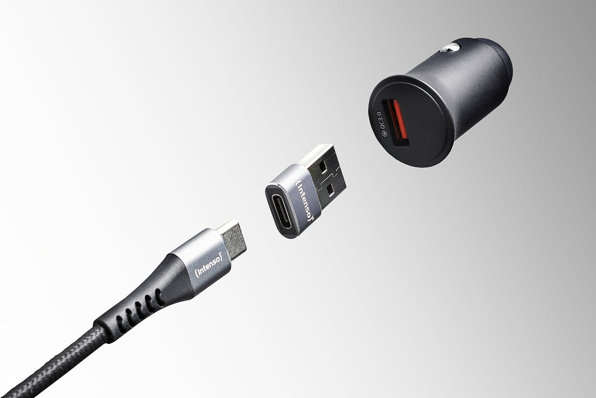 Intenso C480A USB-C to USB-A Adapter, 3 Pack - Grey - view 6