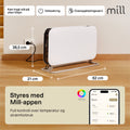 Mill WiFi Portable Heater 1200W White product image