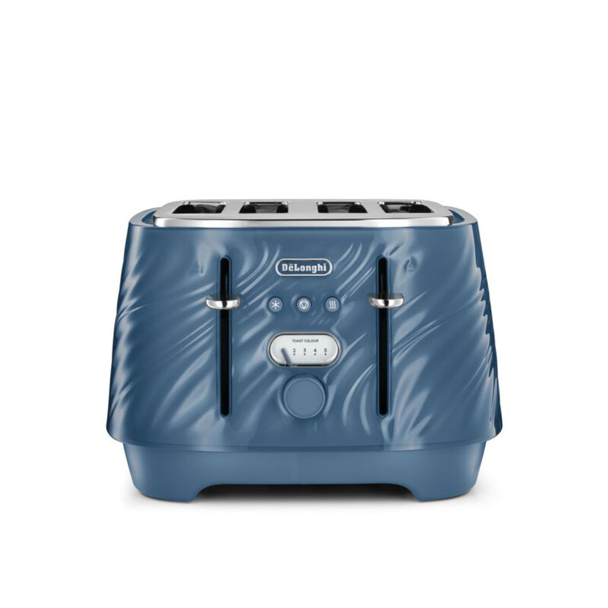 De’Longhi Ballerina Seta 4-Slice Toaster – Silk Blue