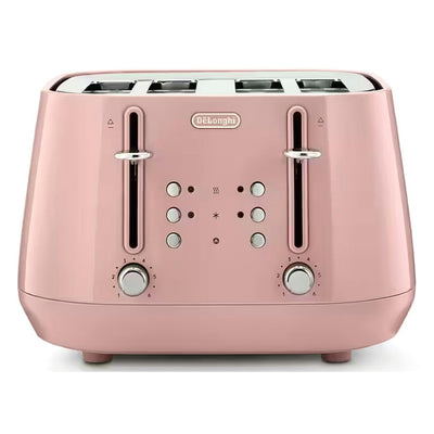 De’Longhi Eclettica 4-Slice Toaster – Pink | CTY4003.PK
