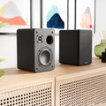 Majority D70X Passive Bookshelf Speakers, Black - official product image