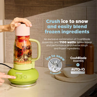 Ninja BlendBOSS Tumbler Blender 710ml - Onyx - crush ice to snow