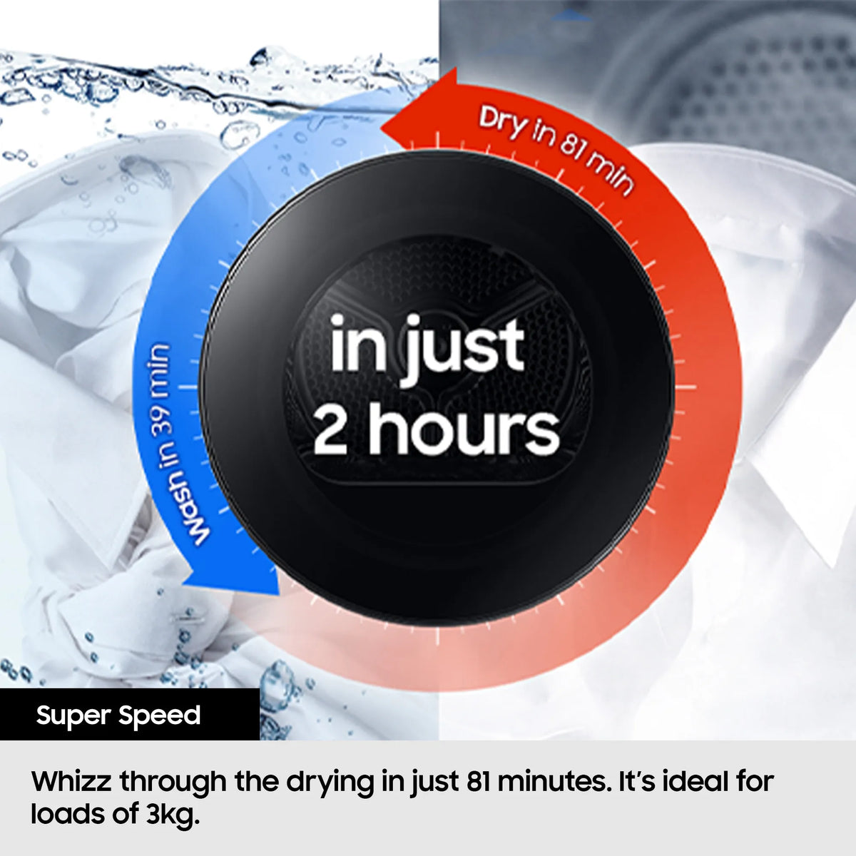 Samsung Series 5 AI Energy 9kg Heat Pump Tumble Dryer White| DV90DG52A0AEEU Samsung Tumble Dryer Euronics Ireland