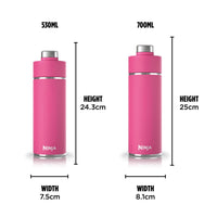 Ninja Thirsti Insulated Travel Bottle 530ml Pink product image