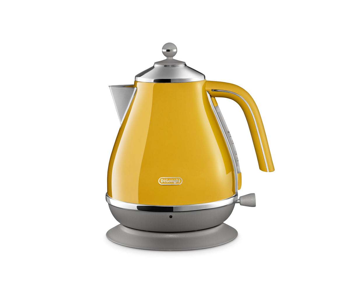 De'Longhi Icona Capitals Kettle - Yellow - front view