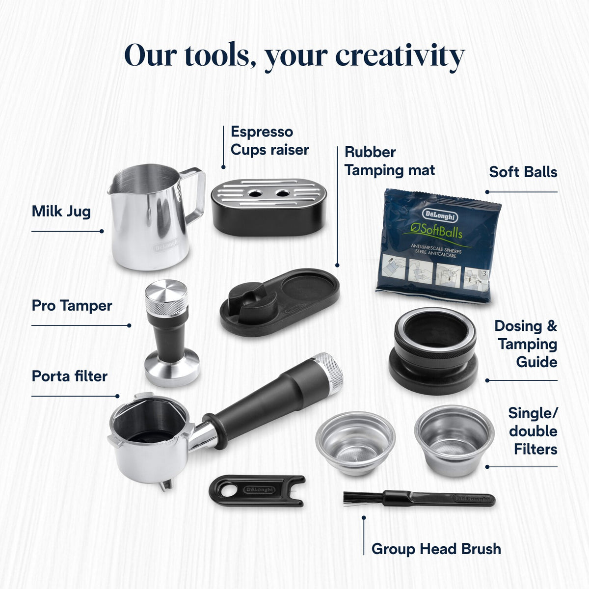 De'Longhi La Specialista Arte - Stainless Steel - barista tools included