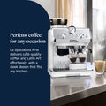 De'Longhi La Specialista Arte Espresso Machine - White - compact design for any kitchen
