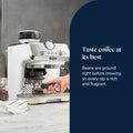 De'Longhi La Specialista Arte Espresso Machine - White - integrated grinder with fresh beans