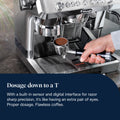 De'Longhi La Specialista Maestro Espresso Machine - Silver - dose sensor and digital interface