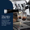 De'Longhi La Specialista Maestro Espresso Machine - Silver - single or double shot extraction