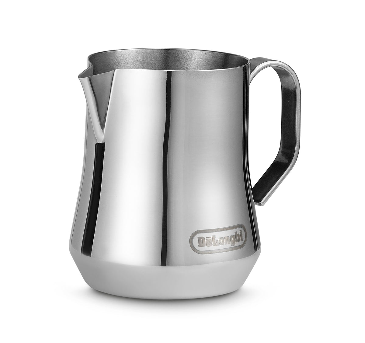 De'Longhi 350ml Milk Frothing Jug - Stainless Steel - front view