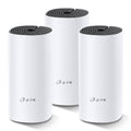 TP-Link Deco M4 mesh Wi-Fi system, three units — front view