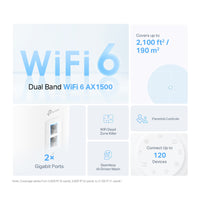 TP-Link Deco X10, two units — angled view