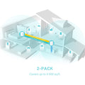TP-Link Deco X50 V1 AX3000 Whole-Home Mesh Wi-Fi 6 System - 2 Pack