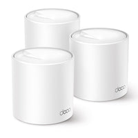 TP-Link Deco X50 mesh Wi-Fi 6 system, three units — front view
