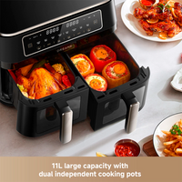 Dreame CrisTendDuo Dual-Zone Air Fryer 11L Black product image
