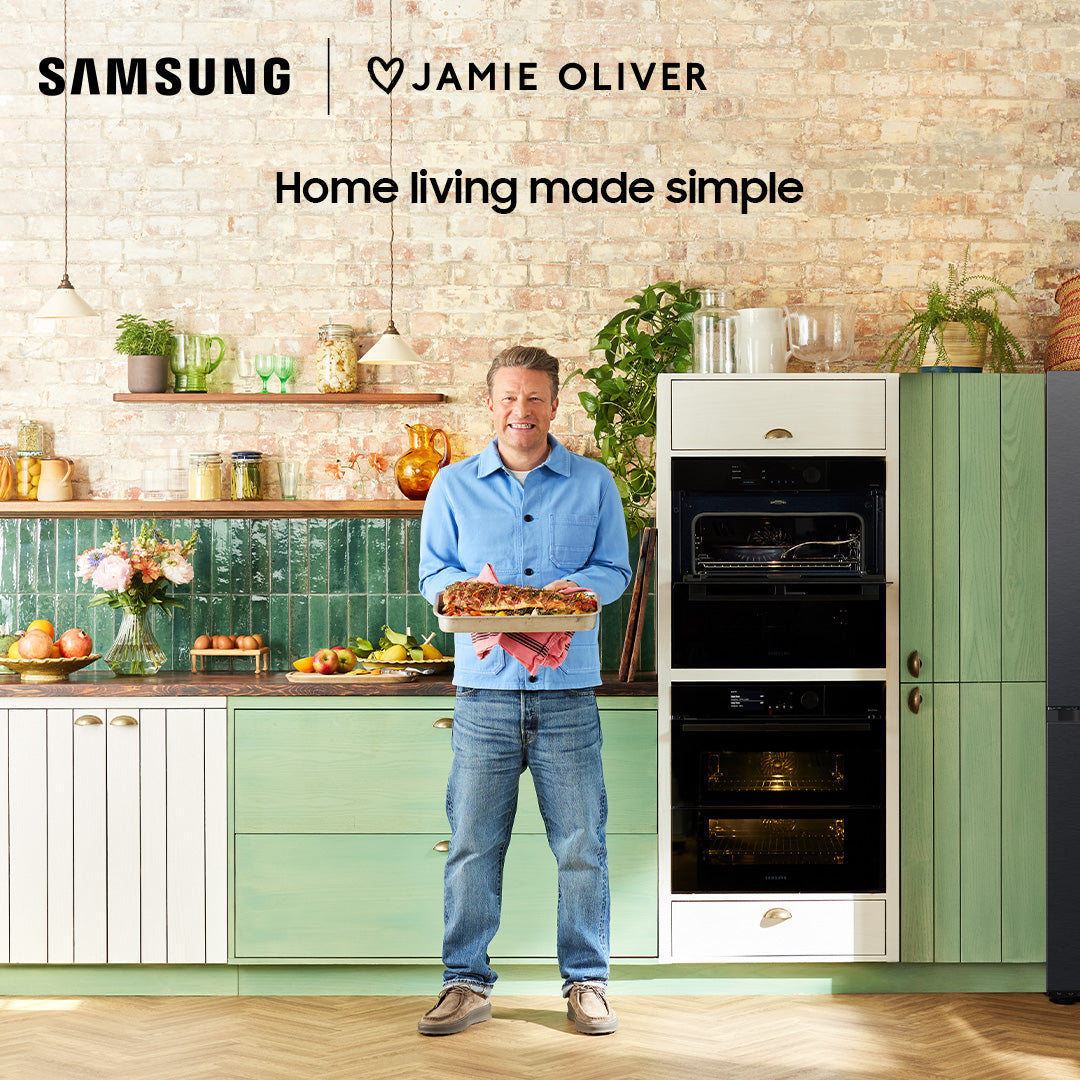 Samsung Series 7 Dual Cook Steam Oven w/ AI Pro Cooking - Clean Black | NV7B7997AAK/U4 Samsung Oven Euronics Ireland
