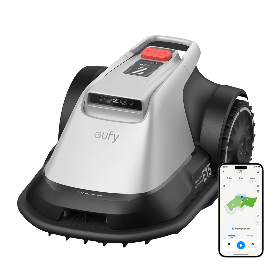 eufy E15 Robotic Lawn Mower | T2880VA1 Eufy Robot Lawnmower Euronics Ireland