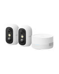 eufyCam C35 2-Camera Kit with HomeBase Mini, White - official product image