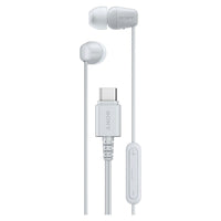 Sony IER-EX15C USB-C Wired In-Ear Earphones - White - hero view