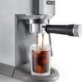De'Longhi Dedica Duo with Advanced Milk Steam Wand & Cold Brew Option - Stainless Steel