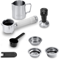 De'Longhi Dedica Duo with Advanced Milk Steam Wand & Cold Brew Option - White